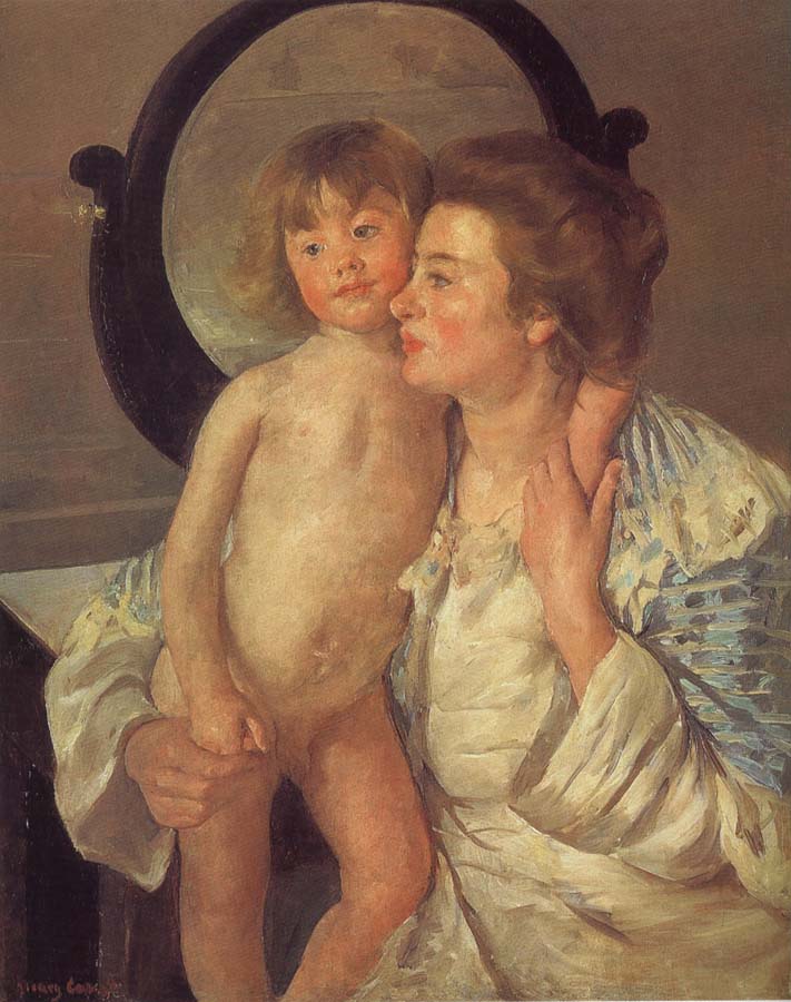 Mary Cassatt Mother and son